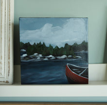 Load image into Gallery viewer, Red Canoe, Northern Lakes
