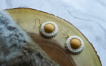 Load image into Gallery viewer, Matte Yellow Earrings
