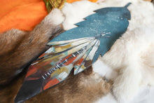 Load image into Gallery viewer, Abstract Feather Tipi 20”
