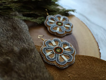 Load image into Gallery viewer, Hometanned Floral Earrings
