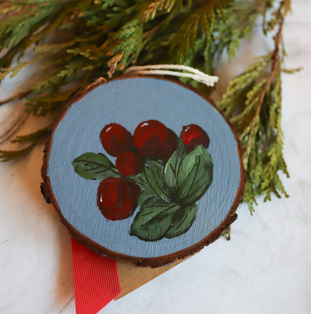 Cranberry Ornament