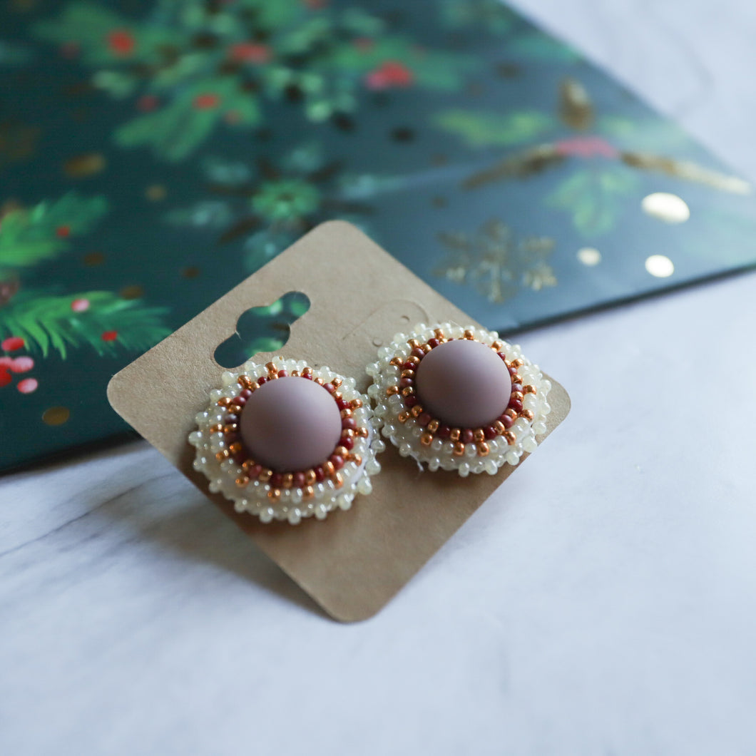 Christmas Beaded Studs