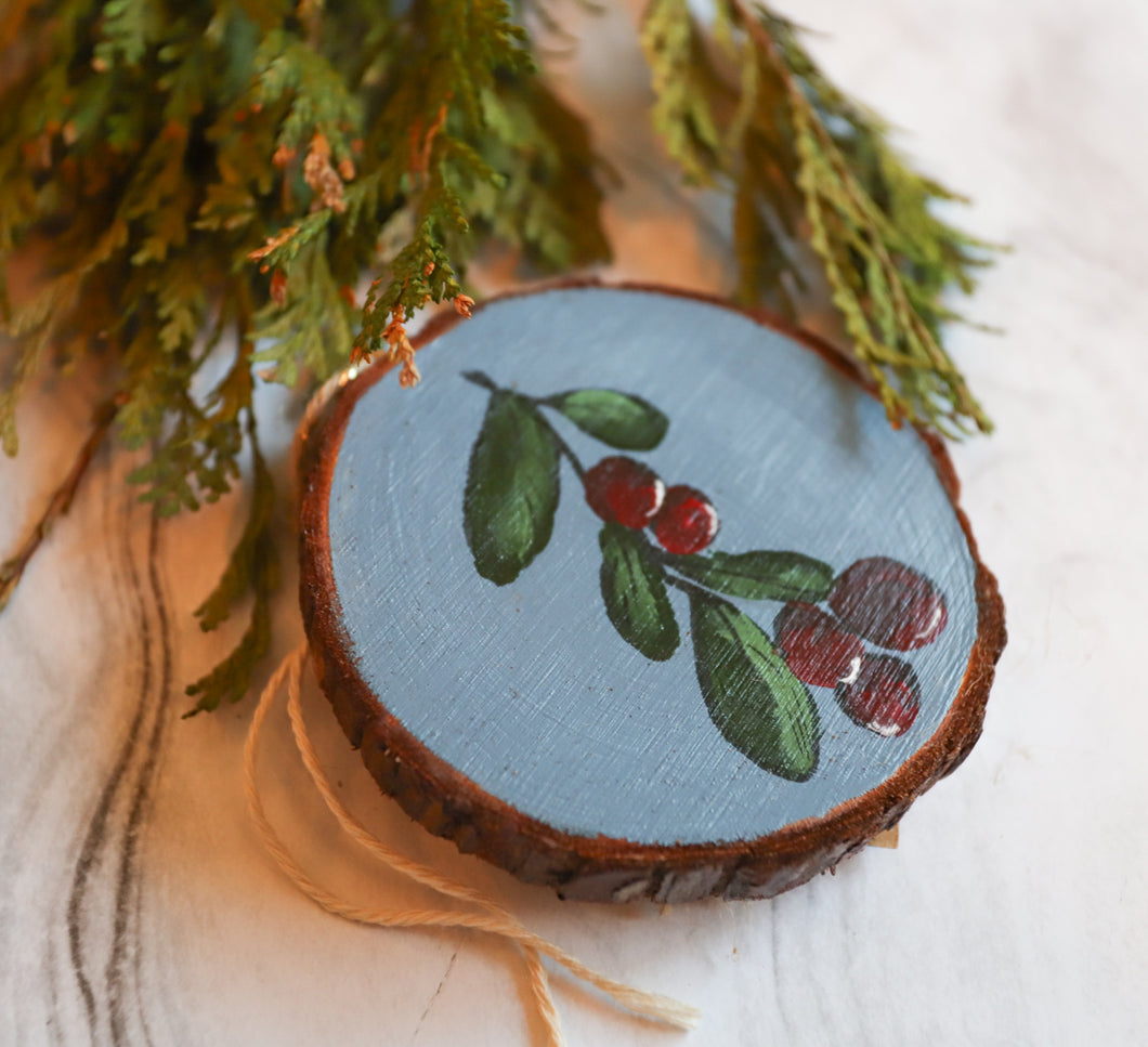 Cranberry Ornament