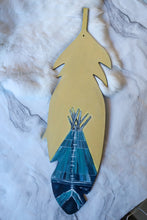 Load image into Gallery viewer, 20” Tipi Painted Feather
