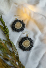 Load image into Gallery viewer, Black Antler Earrings
