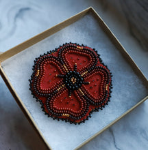 Load image into Gallery viewer, Preorder Beaded 3” Dene Poppy
