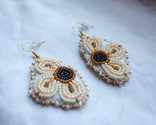 Load image into Gallery viewer, Half Floral Earrings
