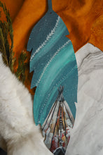 Load image into Gallery viewer, Tipi with Beadwork in Sky
