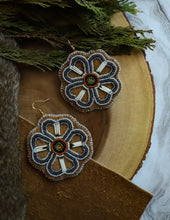 Load image into Gallery viewer, Hometanned Floral Earrings
