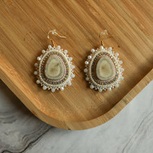 Load image into Gallery viewer, Glitter Beaded Elk Antler Earrings
