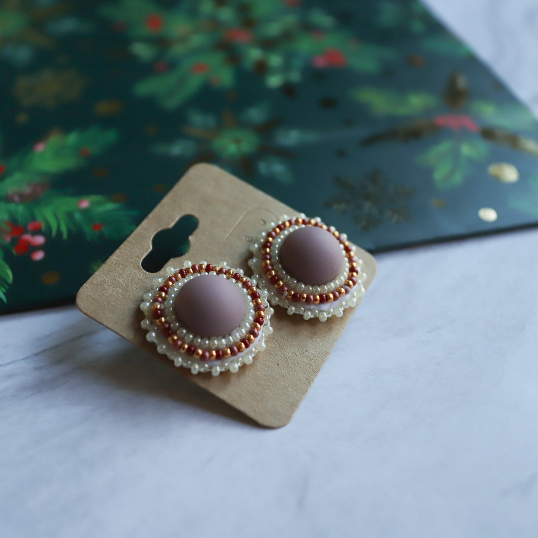 Christmas Beaded Studs