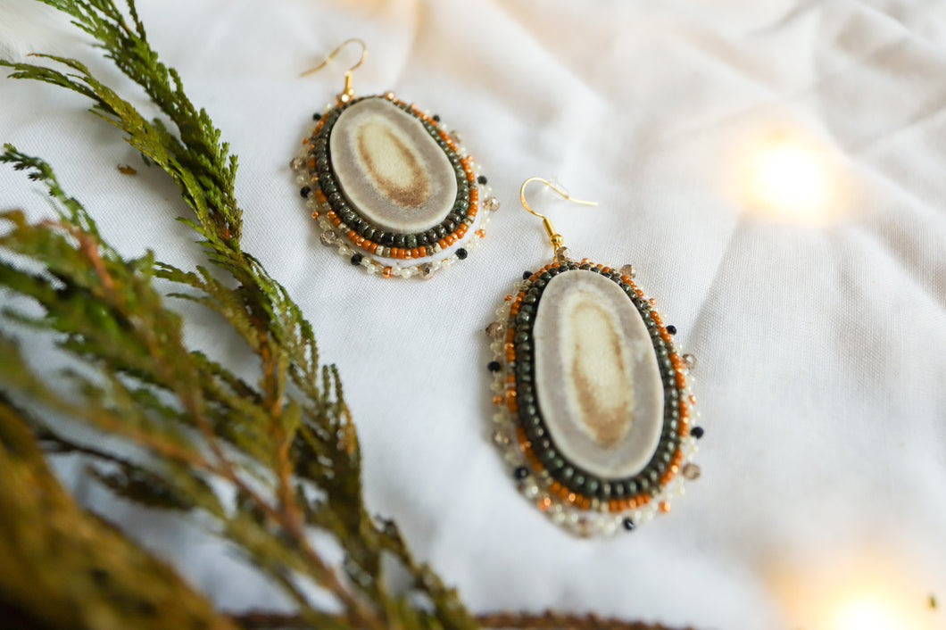 Elk Beaded Earrings