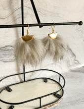 Load image into Gallery viewer, Lynx Fur Earrings
