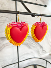 Load image into Gallery viewer, Neon Red Hearts
