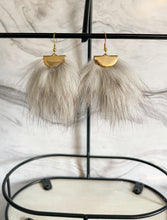 Load image into Gallery viewer, Lynx Fur Earrings
