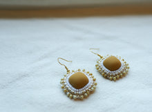 Load image into Gallery viewer, Matte Yellow Earrings
