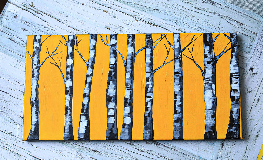 Birch at Dawn No.2